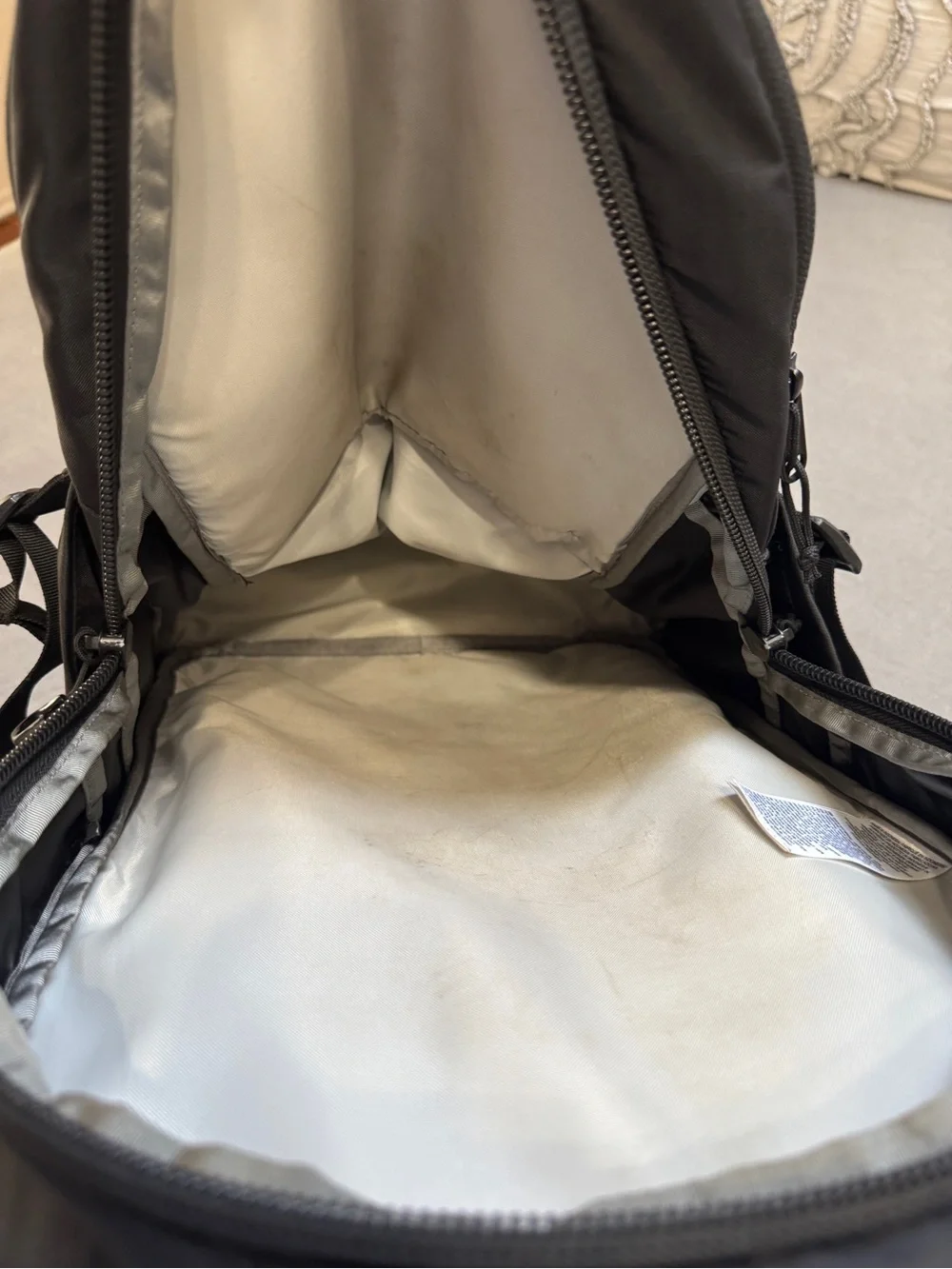 The North Face Black Recon Backpack with Front Pocket